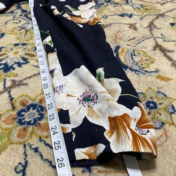 Shein Floral High Waisted Tie Pants - Picture 13 of 13